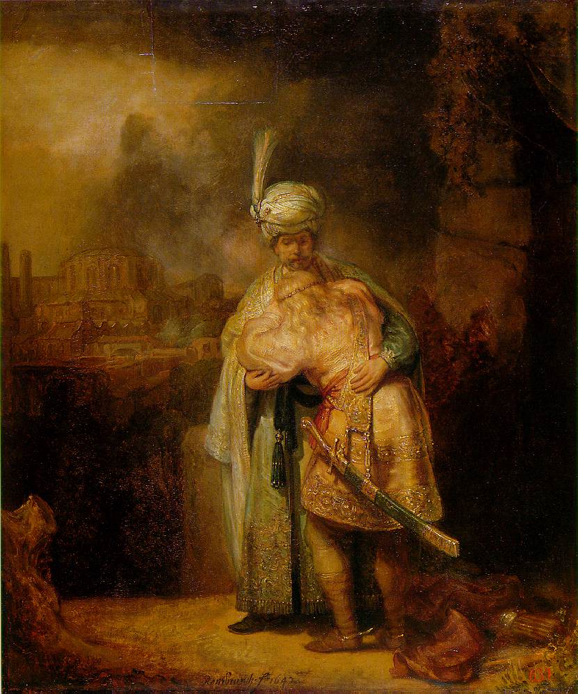 Rembrandt's David and Jonathan