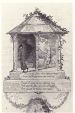 William Blake's etching for William Cowper's The Peasant's Nest