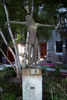 crucified woman