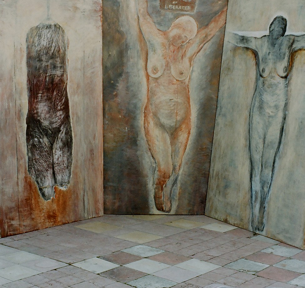 Triptych of the crucified woman 5